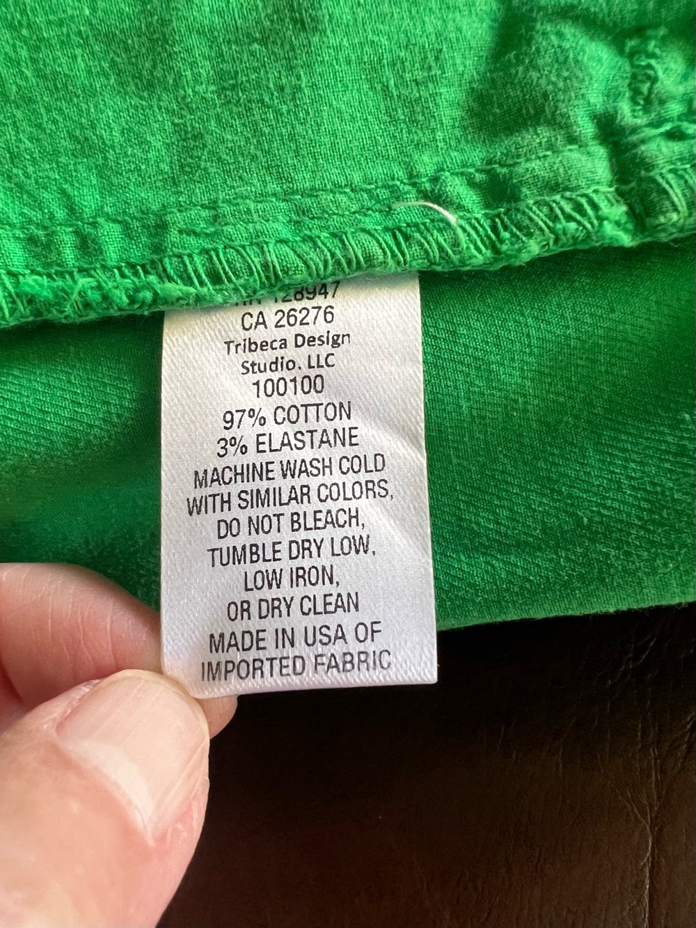 Nili Lotan Emerald Green High-Waist Cropped Pants Size 0 - Picture 15 of 17